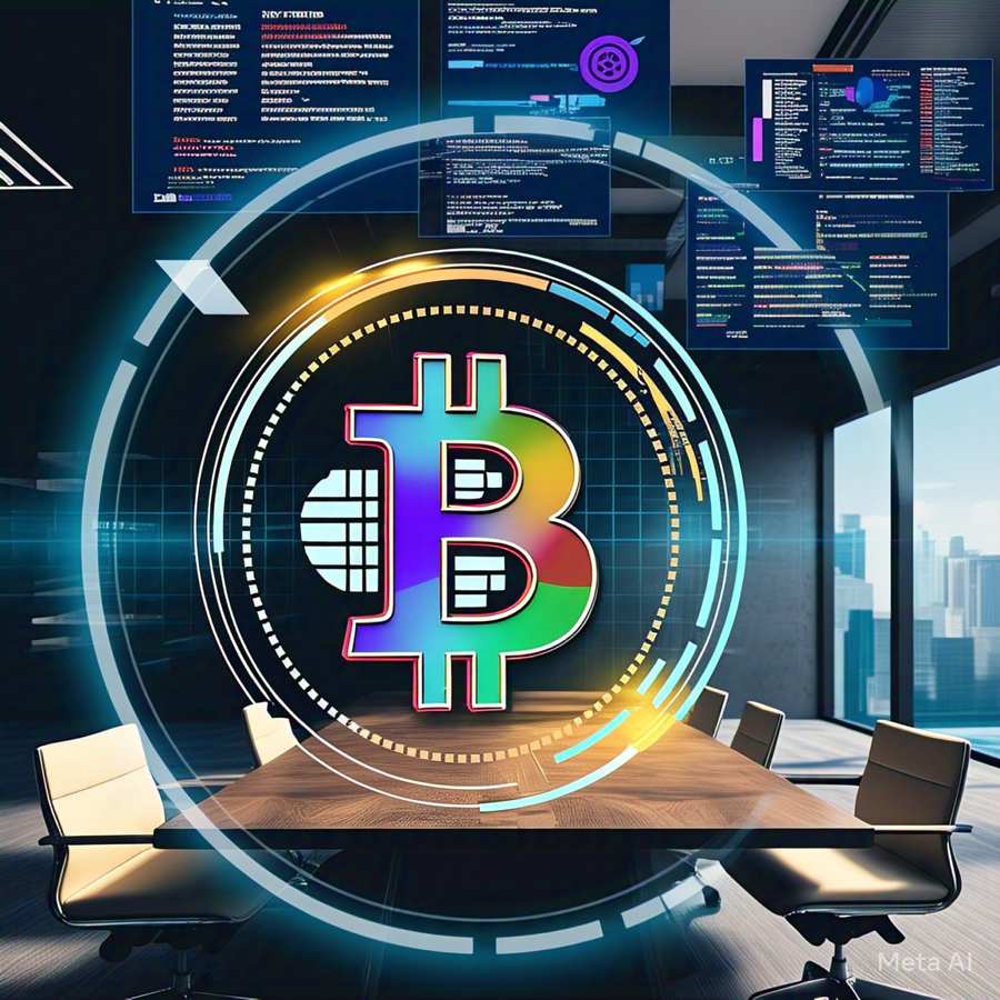 Blockchain Cryptocurrency Technology Background With Bitcoin Icon - Royalty Free Technology Background Image | Pngmagic Free Download Blockchain Cryptocurrency Technology Background With Bitcoin Icon - High Quality Technology Background Background