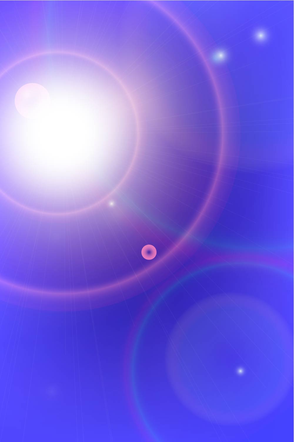 Blue Abstract Light Effect Background