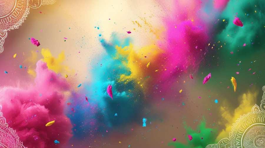 Bold Colourful Holi Images For Festival Banners And Posters - Royalty Free Colourful Holi Images Image | Pngmagic Free Download Bold Colourful Holi Images For Festival Banners And Posters - High Quality Colourful Holi Images Background