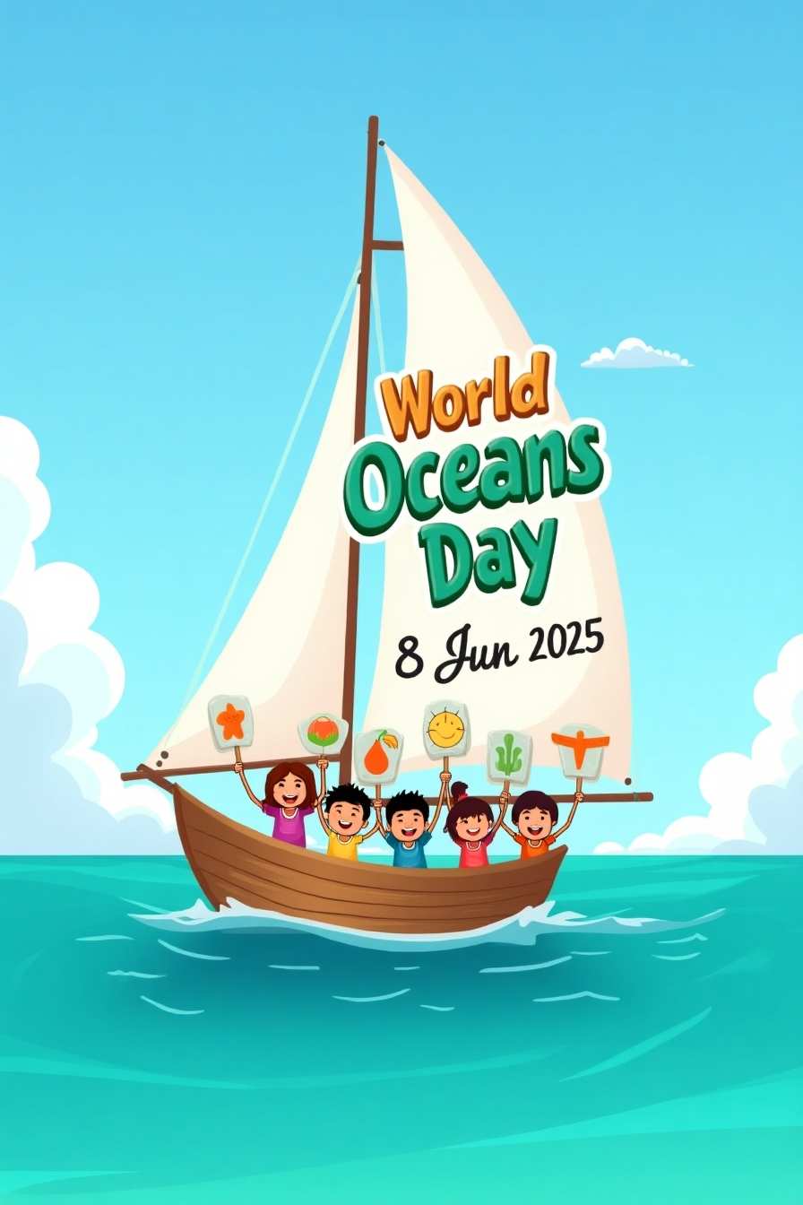 Child-friendly Ocean Day Picture - Royalty Free World Oceans Day Image | Pngmagic Free Download Child-friendly Ocean Day Picture - High Quality World Oceans Day Background