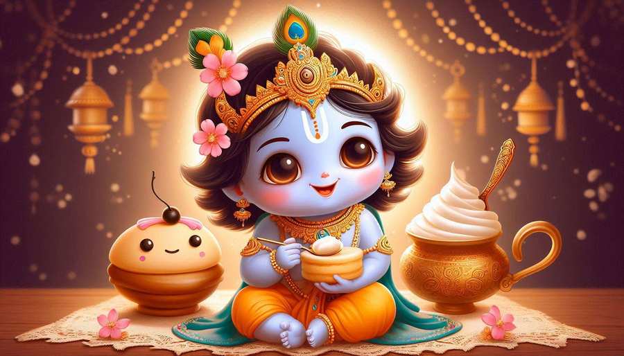 Child Lord Krishna Eating Makhan With Transparent Background - Royalty Free Lord Krishna Image Download | Pngmagic 2025 Free Download Child Lord Krishna Eating Makhan With Transparent Background - High Quality Lord Krishna Background