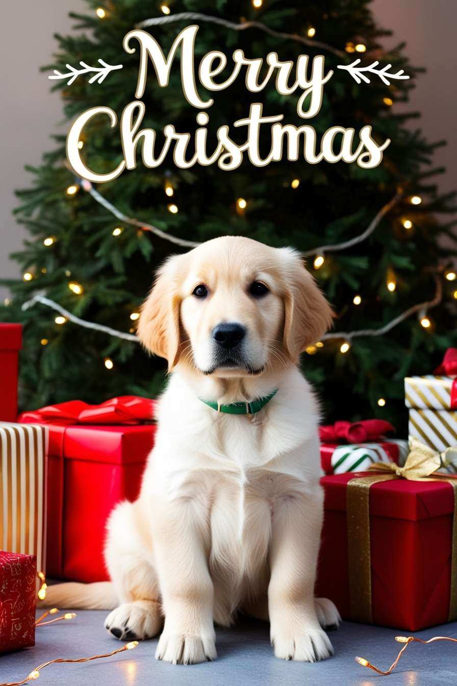 Christmas Dog Image With Merry Christmas Text - Royalty Free Merry Christmas Dog Image Image | Pngmagic Free Download Christmas Dog Image With Merry Christmas Text - High Quality Merry Christmas Dog Image Background