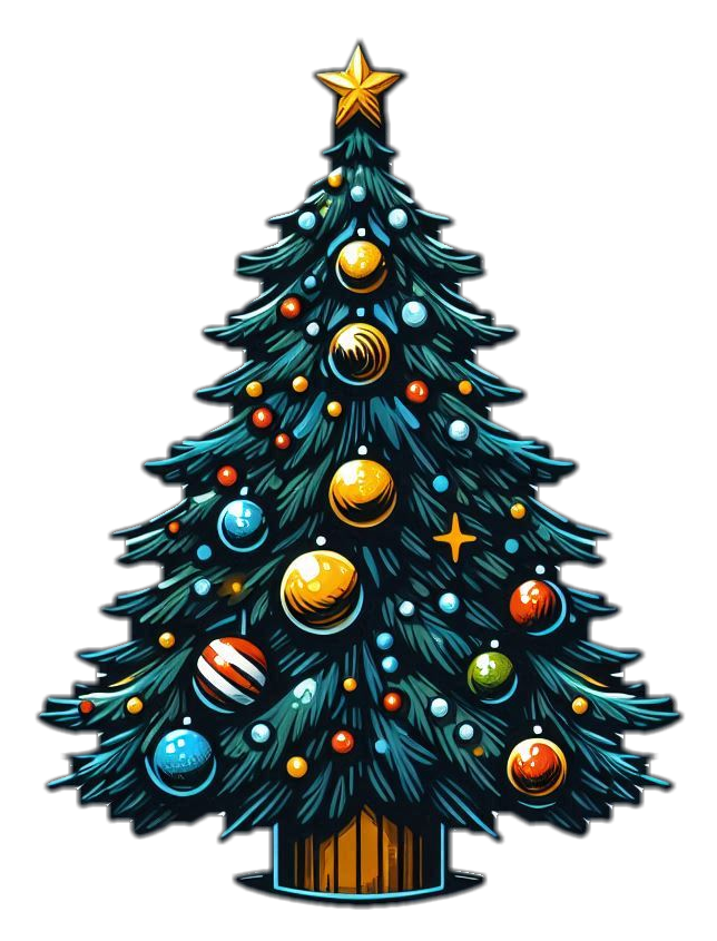 Free Download Christmas Tree Png For Mobile Wallpapers - High Quality Christmas Tree PNG Image