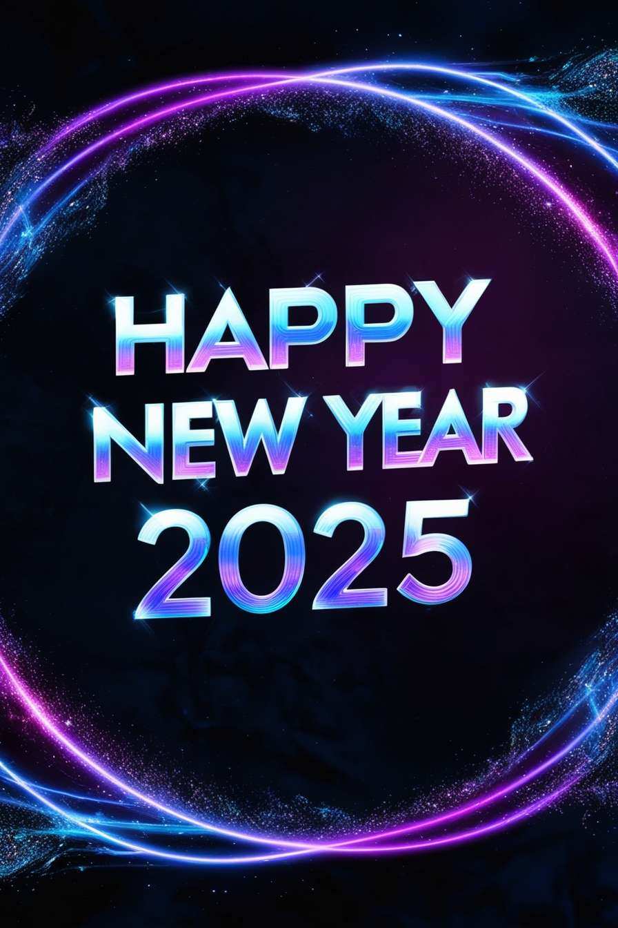 Colorful Happy New Year 2025 Greeting Cards - Royalty Free Happy New Year 2025 Greetings Image | Pngmagic Free Download Colorful Happy New Year 2025 Greeting Cards - High Quality Happy New Year 2025 Greetings Background