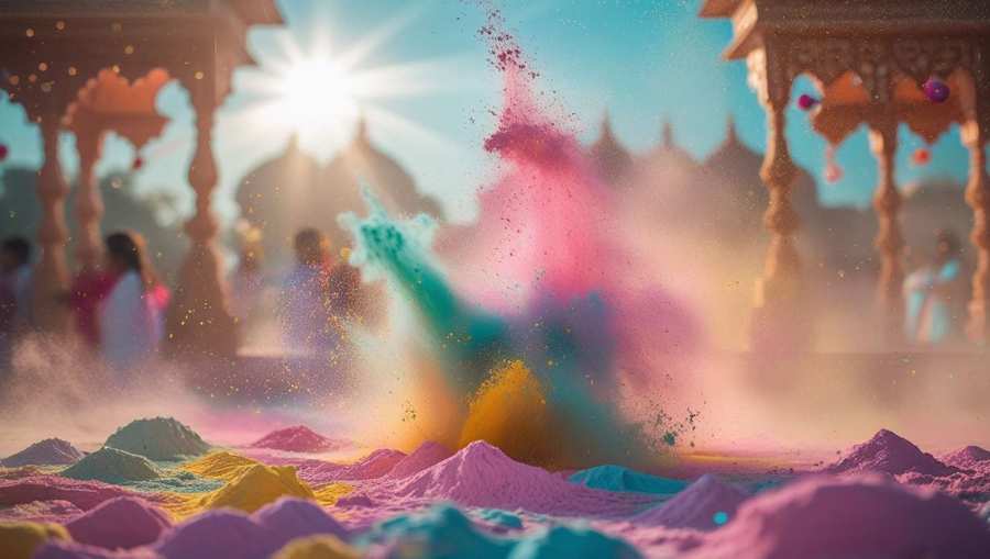 Colorful Holi Background With Indian Patterns - Royalty Free Holi Background Image Download | Pngmagic 2025 Free Download Colorful Holi Background With Indian Patterns - High Quality Holi Background Background