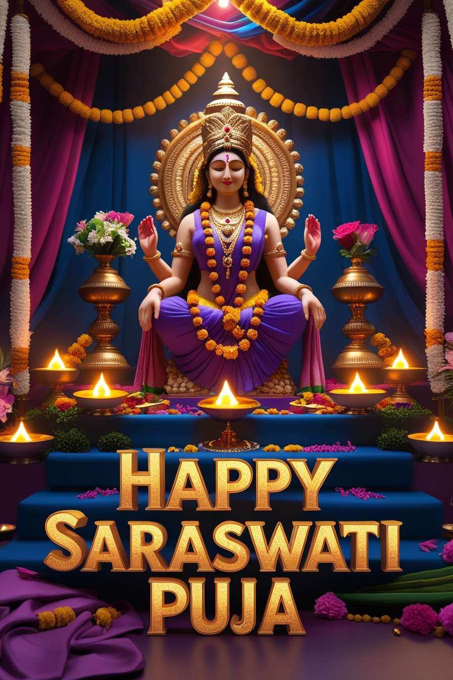 Colorful Saraswati Puja Hd Backgrounds - Royalty Free Saraswati Puja Hd Photos Image | Pngmagic Free Download Colorful Saraswati Puja Hd Backgrounds - High Quality Saraswati Puja Hd Photos Background