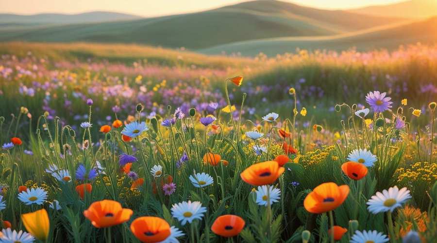Colorful Wildflower Wallpaper Images For Download - Royalty Free Wallpaper Image Of Flowers Image | Pngmagic Free Download Colorful Wildflower Wallpaper Images For Download - High Quality Wallpaper Image Of Flowers Background