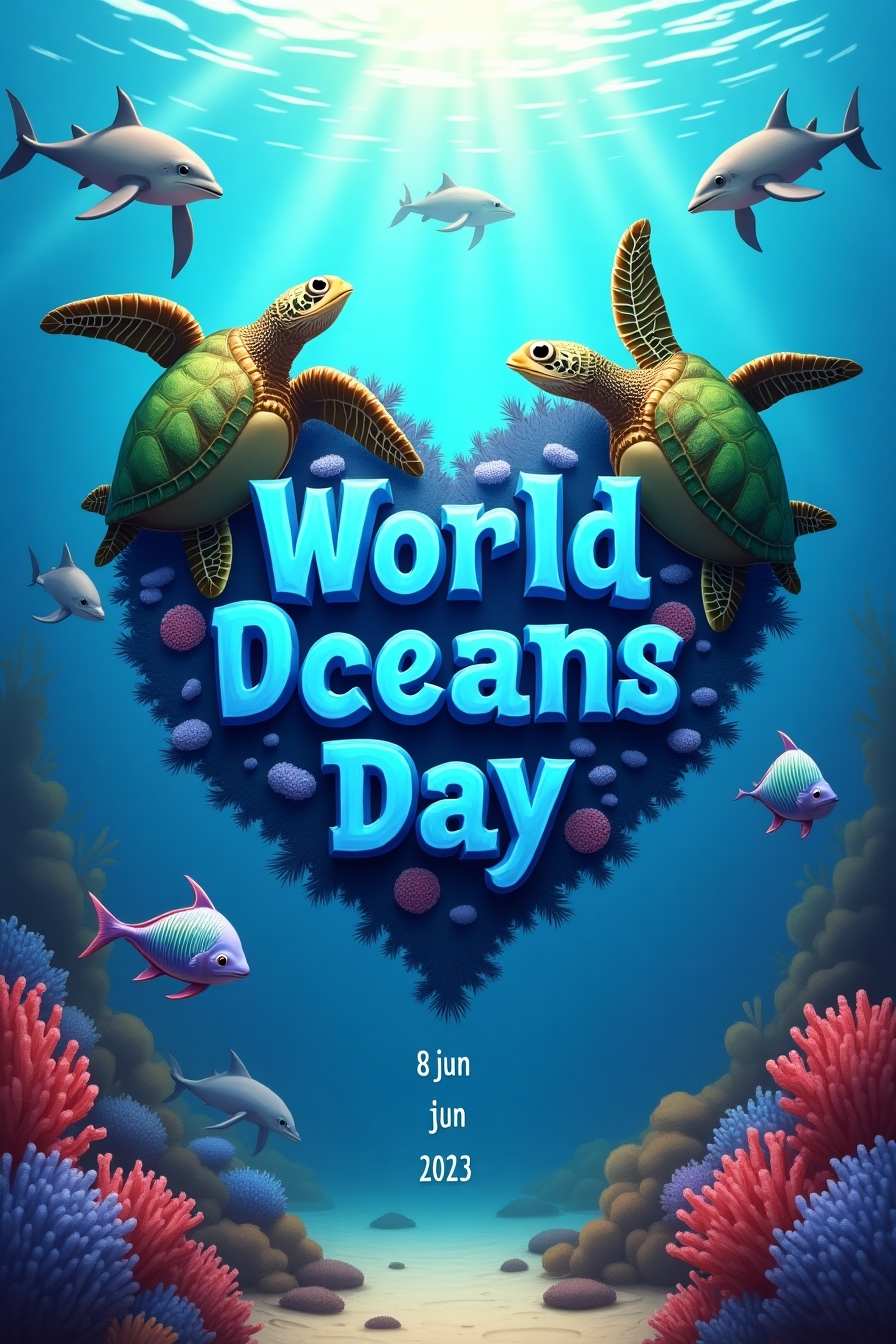 Creative Artwork For World Oceans Day - Royalty Free World Oceans Day Image | Pngmagic Free Download Creative Artwork For World Oceans Day - High Quality World Oceans Day Background