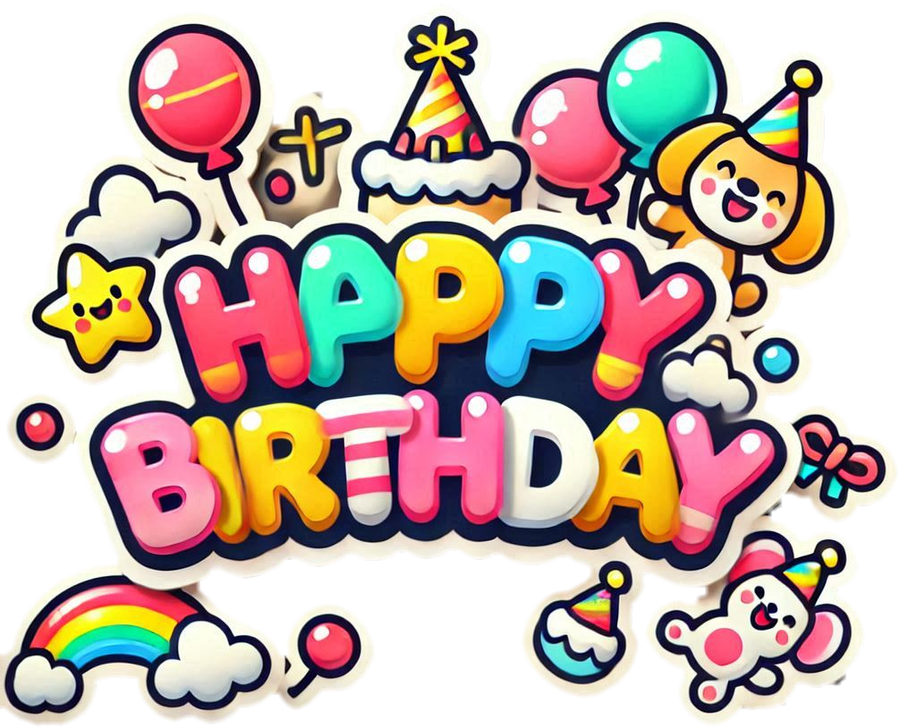Creative Happy Birthday Png - Royalty Free Happy Birthday Image | Pngmagic Free Download Creative Happy Birthday Png - High Quality Happy Birthday PNG Image