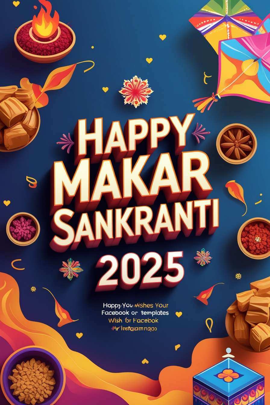 Creative Happy Makar Sankranti 2025 Images For Twitter - Royalty Free Happy Makar Sankranti 2025 Image | Pngmagic Free Download Creative Happy Makar Sankranti 2025 Images For Twitter - High Quality Happy Makar Sankranti 2025 Background