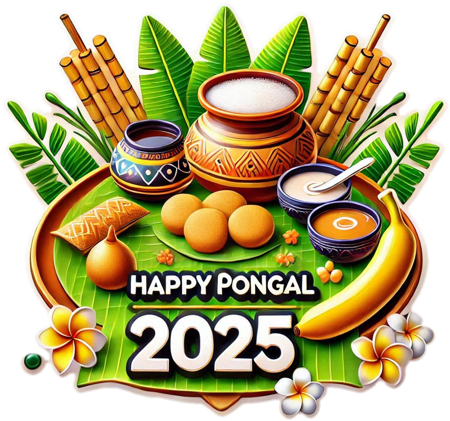 Creative Happy Pongal 2025 Png For Social Media - Royalty Free Happy Pongal 2025 Png Image | Pngmagic Free Download Creative Happy Pongal 2025 Png For Social Media - High Quality Happy Pongal 2025 Png PNG Image