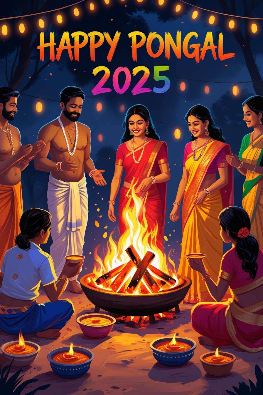 Creative Happy Pongal 2025 Wishes Images For Download - Royalty Free Happy Pongal 2025 Image | Pngmagic Free Download Creative Happy Pongal 2025 Wishes Images For Download - High Quality Happy Pongal 2025 Background