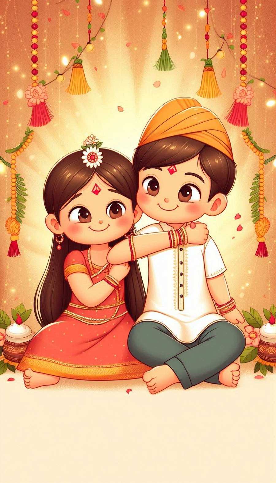 Cute Sibling Moments During Raksha Bandhan - Royalty Free Rakchha Bandhan Image | Pngmagic Free Download Cute Sibling Moments During Raksha Bandhan - High Quality Rakchha Bandhan Background