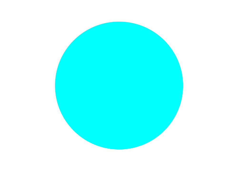 Cyan Solid Circle png Image