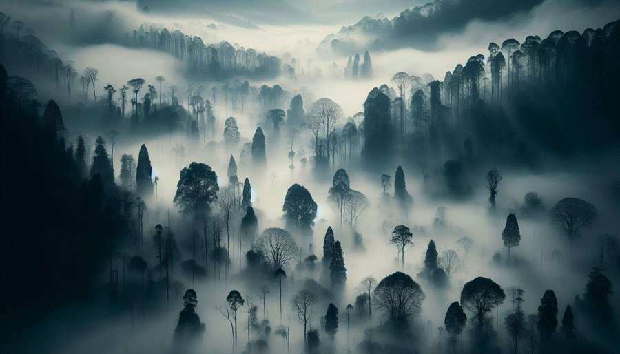 Dense Fog Winter Forest Wallpapers In India - Royalty Free Winter Wallpaper Image | Pngmagic Free Download Dense Fog Winter Forest Wallpapers In India - High Quality Winter Wallpaper Background