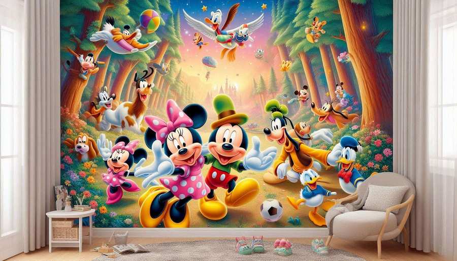 Disney Wallpaper For Kids Room Designs - Royalty Free Disney Wallpaper Image | Pngmagic Free Download Disney Wallpaper For Kids Room Designs - High Quality Disney Wallpaper Background