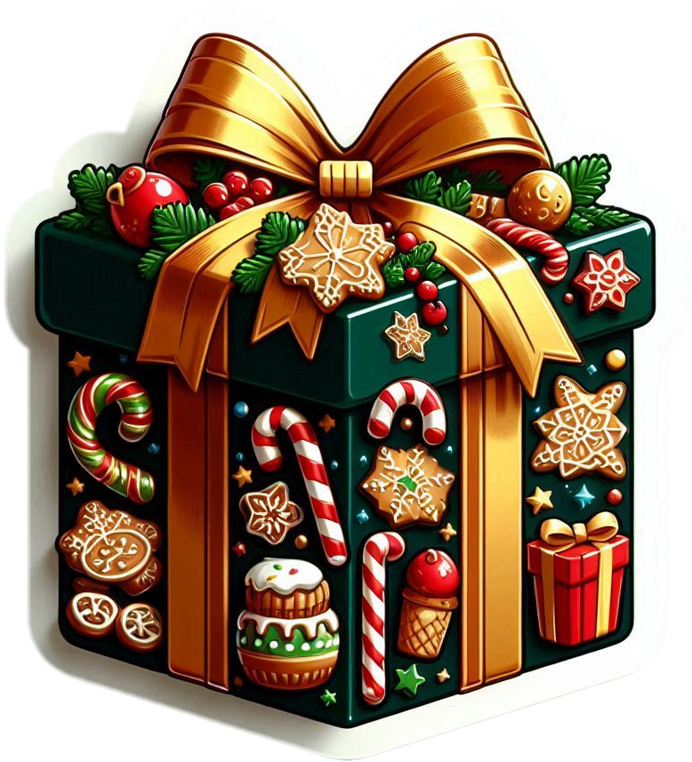 Download Gift Box Png Image With Golden Bow - Royalty Free Gift Box Image Download | Pngmagic 2025 Free Download Download Gift Box Png Image With Golden Bow - High Quality Gift Box PNG Image