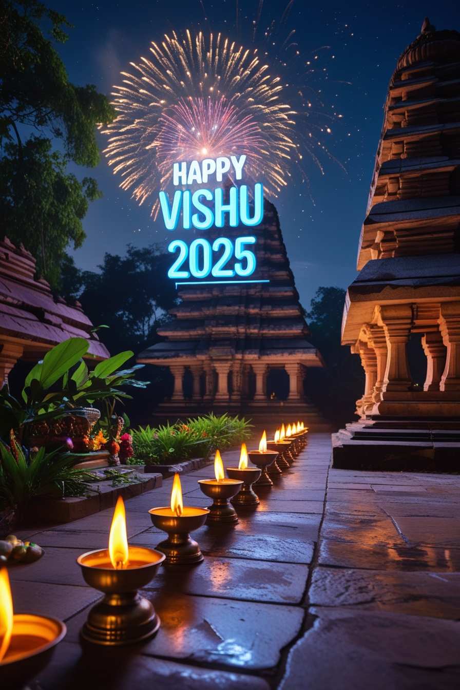 Download Happy Vishu Greeting Card 2025 - Royalty Free Happy Vishu 2025 Image | Pngmagic Free Download Download Happy Vishu Greeting Card 2025 - High Quality Happy Vishu 2025 Background