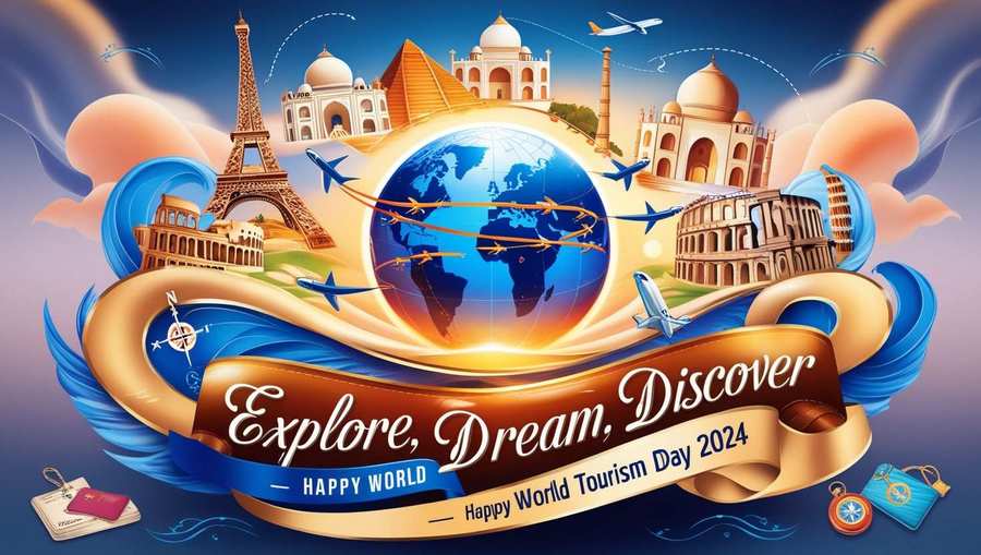 Download World Tourism Day Greeting Banners In Png - Royalty Free World Tourism Day Image | Pngmagic Free Download Download World Tourism Day Greeting Banners In Png - High Quality World Tourism Day PNG Image