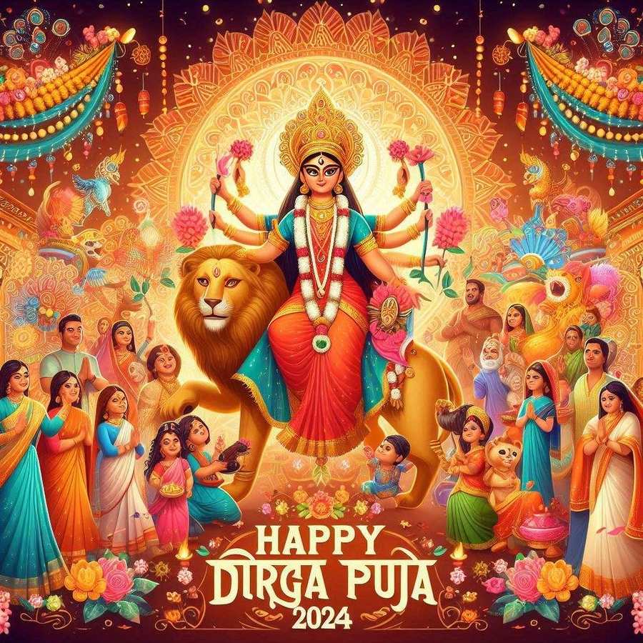 Durga Puja Festival Greetings Images 2024 - Royalty Free Happy Durga Puja Image | Pngmagic Free Download Durga Puja Festival Greetings Images 2024 - High Quality Happy Durga Puja Background
