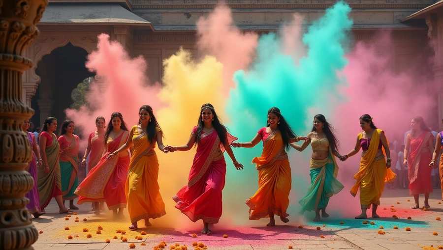 Dynamic Braj Holi 2025 Images Featuring Traditional Festivities - Royalty Free Braj Holi 2025 Image | Pngmagic Free Download Dynamic Braj Holi 2025 Images Featuring Traditional Festivities - High Quality Braj Holi 2025 Background