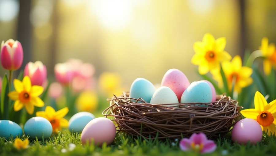 Easter Background For Invitations And Cards - Royalty Free Easter Background Image | Pngmagic Free Download Easter Background For Invitations And Cards - High Quality Easter Background Background