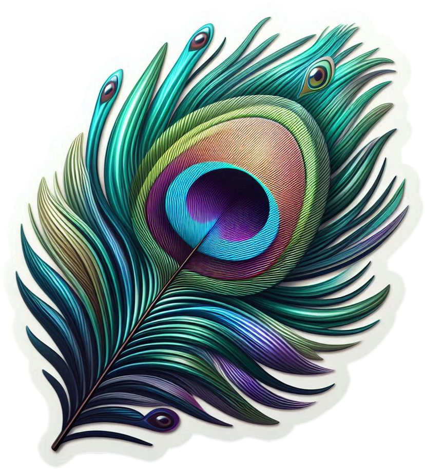 Free Download Editable Peacock Feather Png Images For Graphic Design Download - High Quality Peacock Feather Png PNG Image