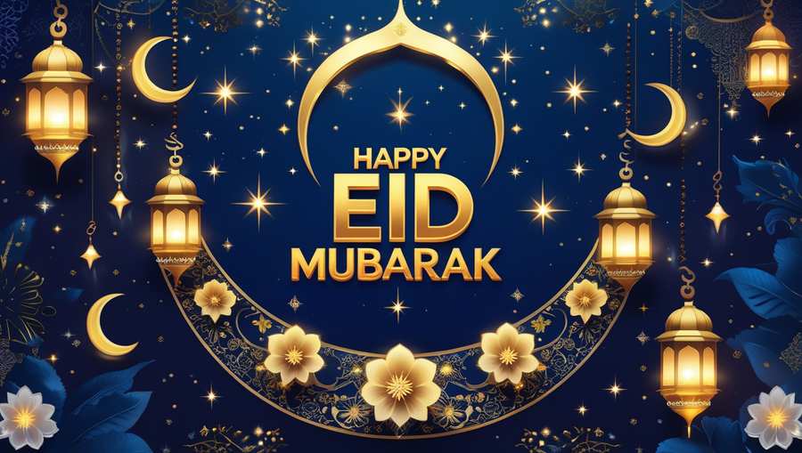 Free Download Eid Mubarak Quotes From Quran And Hadith - High Quality Happy Eid Mubarak Background