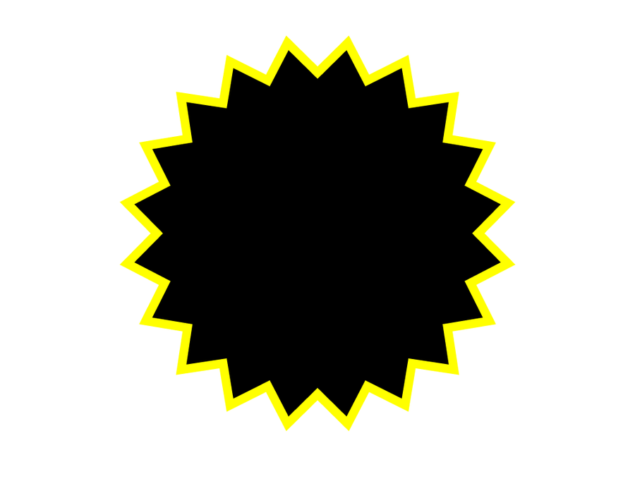 Free Black Starburst png