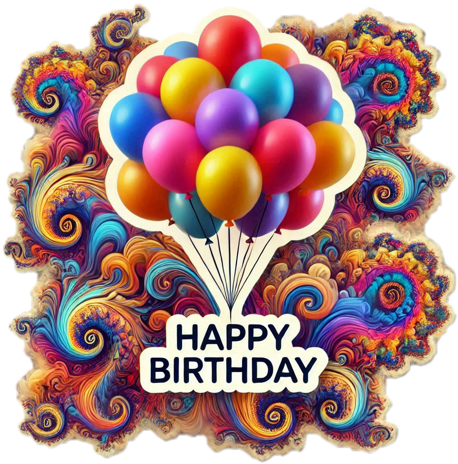Free Hd Colorful Balloon Happy Birthday Templates - Royalty Free Happy Birthday Image | Pngmagic Free Download Free Hd Colorful Balloon Happy Birthday Templates - High Quality Happy Birthday PNG Image