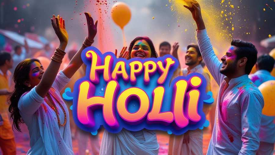 Friends Playing Holi Festival With Colors - Royalty Free Happy Holi Image | Pngmagic Free Download Friends Playing Holi Festival With Colors - High Quality Happy Holi Background