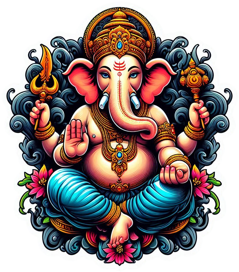 Ganesha Png With Transparent Background For Festival Greetings - Royalty Free Ganesha Png Image | Pngmagic Free Download Ganesha Png With Transparent Background For Festival Greetings - High Quality Ganesha Png PNG Image
