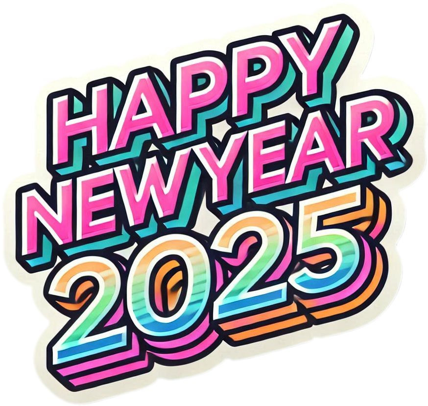 Glowing Happy New Year 2025 Text Png Designs - Royalty Free Happy New Year Text PNG Image | Pngmagic Free Download Glowing Happy New Year 2025 Text Png Designs - High Quality Happy New Year Text PNG PNG Image