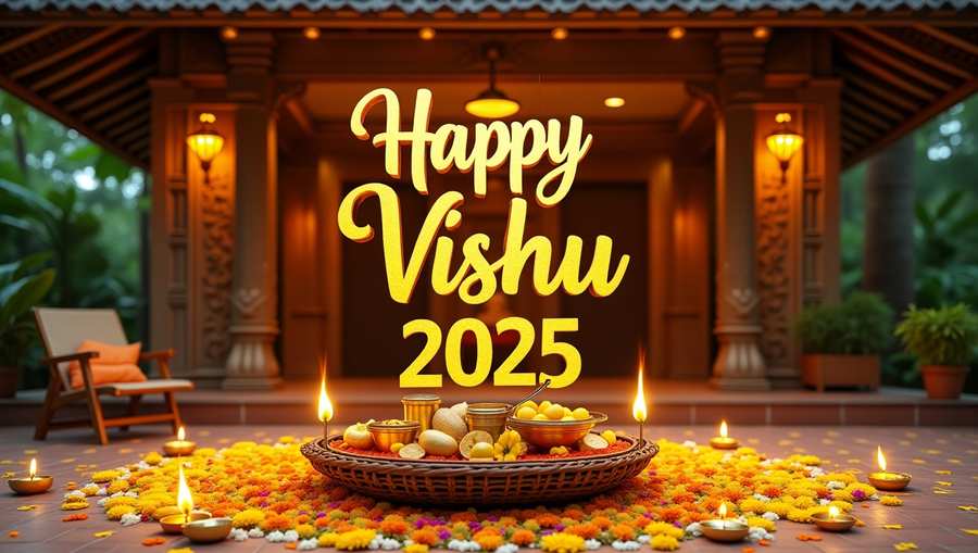 Golden Happy Vishu 2025 - Royalty Free Happy Vishu 2025 Image | Pngmagic Free Download Golden Happy Vishu 2025 - High Quality Happy Vishu 2025 Background