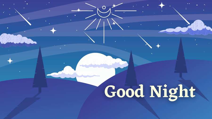Good Night Wishes Image