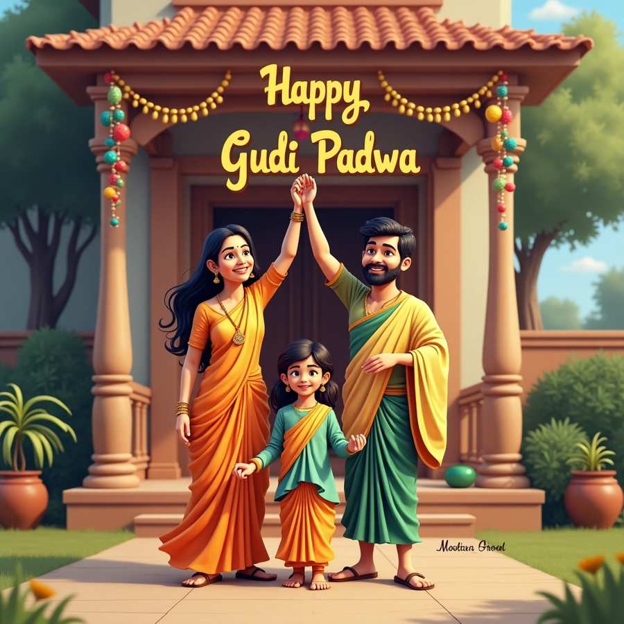 Free Download Gudi Padwa Decoration Ideas For Home - High Quality Happy Gudi Padwa Background