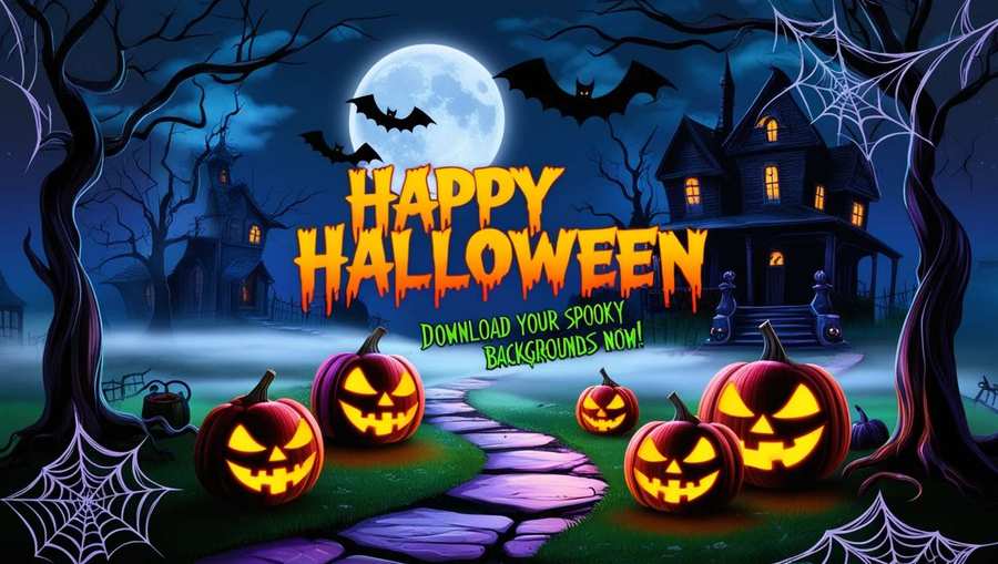 Halloween Night Sky Images For Download - Royalty Free Happy Halloween Image | Pngmagic Free Download Halloween Night Sky Images For Download - High Quality Happy Halloween Background