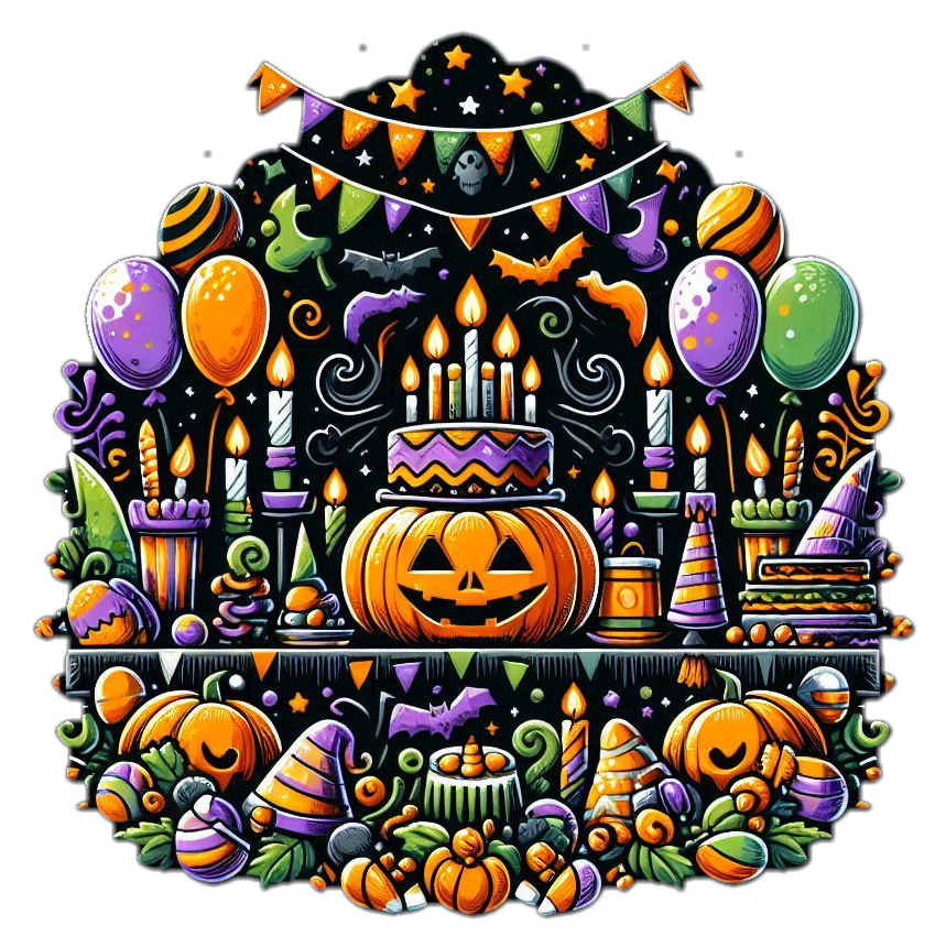 Free Download Halloween-themed Png Files For Party Invitations - High Quality Halloween PNG Image