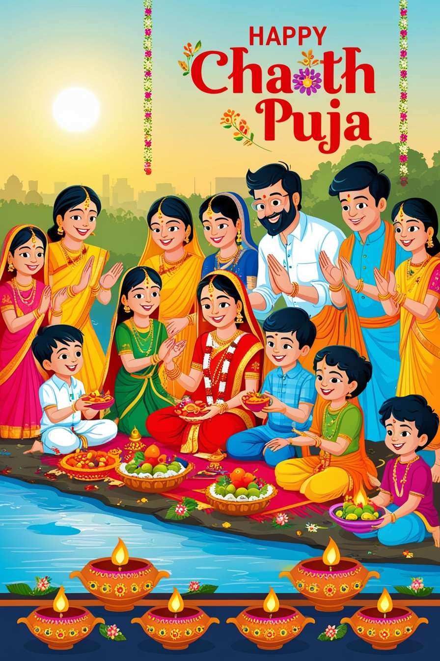 Happy Chhath Puja Prayers Graphics To Download - Royalty Free Happy Chhath Puja Image | Pngmagic Free Download Happy Chhath Puja Prayers Graphics To Download - High Quality Happy Chhath Puja Background