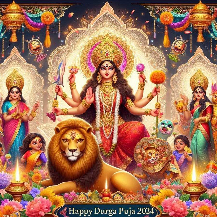 Happy Durga Puja 2024 Wishing Pictures In Hd - Royalty Free Happy Durga Puja Image | Pngmagic Free Download Happy Durga Puja 2024 Wishing Pictures In Hd - High Quality Happy Durga Puja Background