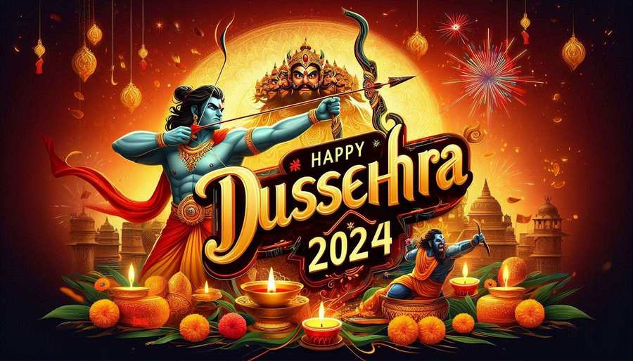 Happy Dussehra Wishes Image With Indian Cultural Elements - Royalty Free Happy Dussehra Image | Pngmagic Free Download Happy Dussehra Wishes Image With Indian Cultural Elements - High Quality Happy Dussehra Background
