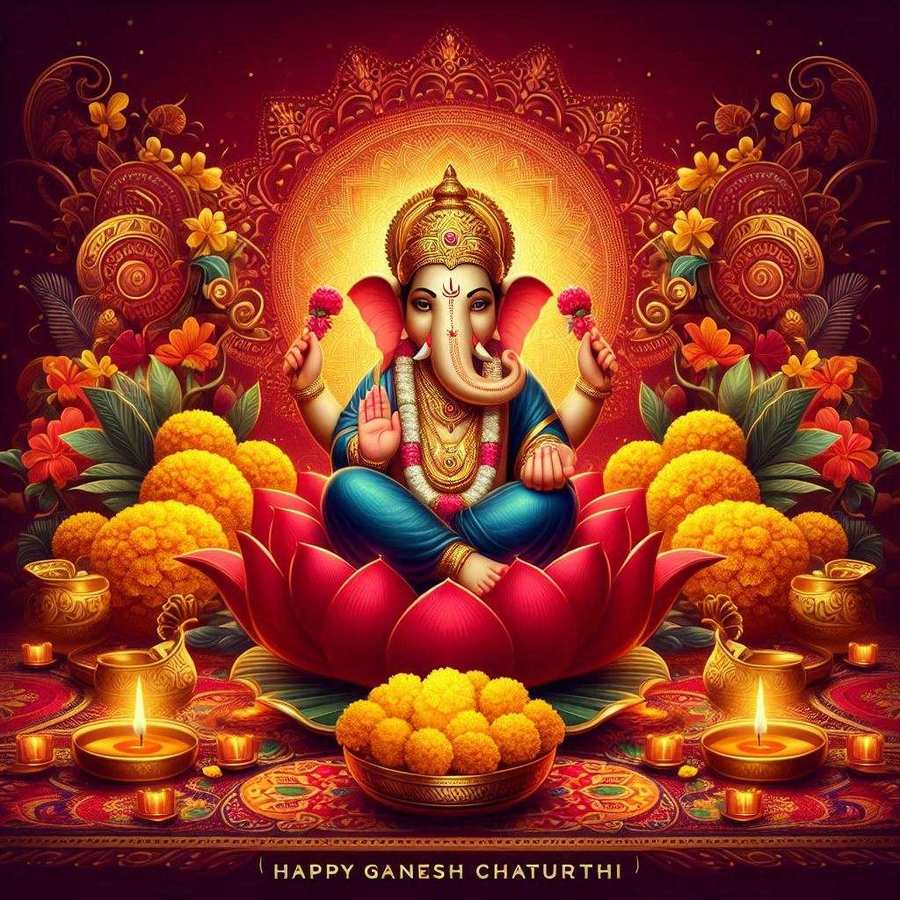 Happy Ganesh Chaturthi Colorful Decorations Pictures - Royalty Free Happy Ganesh Chaturthi Image | Pngmagic Free Download Happy Ganesh Chaturthi Colorful Decorations Pictures - High Quality Happy Ganesh Chaturthi Background