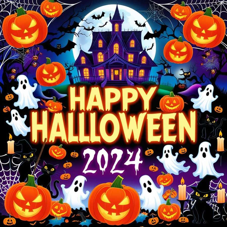 Happy Halloween 2024 Haunted House Pictures - Royalty Free Happy Halloween Image | Pngmagic Free Download Happy Halloween 2024 Haunted House Pictures - High Quality Happy Halloween Background