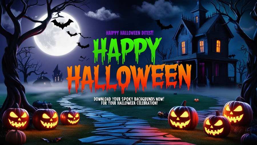Happy Halloween Graveyard Scene Wallpapers - Royalty Free Happy Halloween Image | Pngmagic Free Download Happy Halloween Graveyard Scene Wallpapers - High Quality Happy Halloween Background