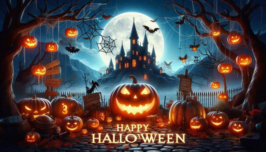 Happy Halloween Hd Wallpapers For Desktop - Royalty Free Happy Halloween Image | Pngmagic Free Download Happy Halloween Hd Wallpapers For Desktop - High Quality Happy Halloween Background