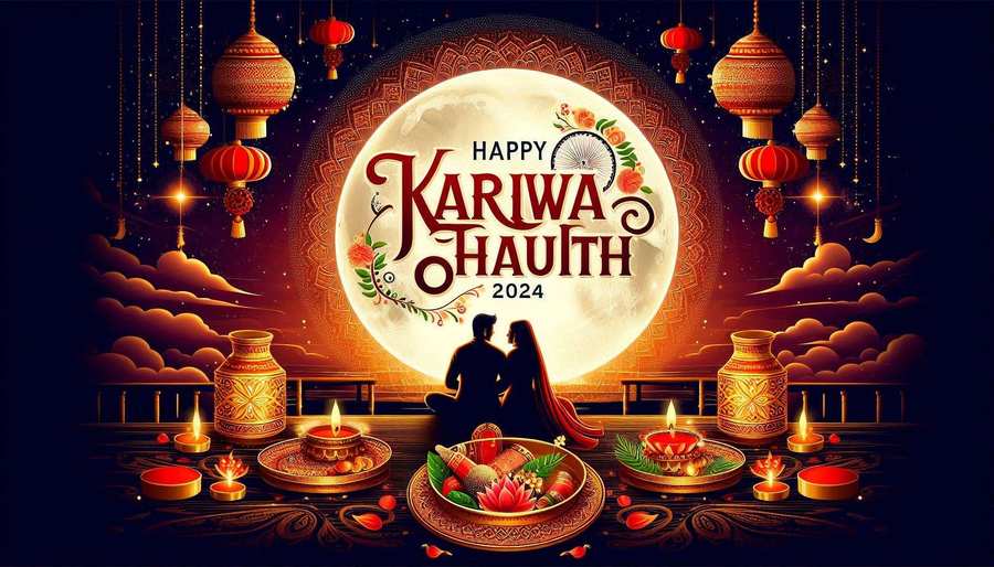 Happy Karwa Chauth 2024 - Royalty Free Happy Karwa Chauth Image | Pngmagic Free Download Happy Karwa Chauth 2024 - High Quality Happy Karwa Chauth Background
