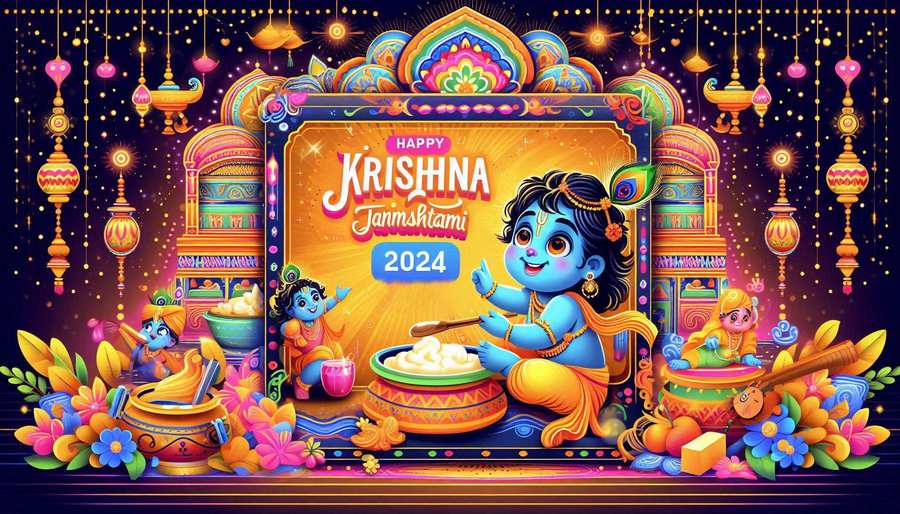 Happy Krishna Janmashtami 2024 Celebration Poster Download - Royalty Free Happy Krishna Janmashtami Image | Pngmagic Free Download Happy Krishna Janmashtami 2024 Celebration Poster Download - High Quality Happy Krishna Janmashtami Background
