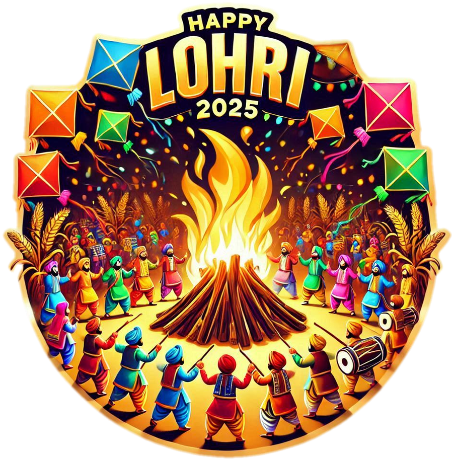 Happy Lohri Png With Unique Typography - Royalty Free Happy Lohri Png Image | Pngmagic Free Download Happy Lohri Png With Unique Typography - High Quality Happy Lohri Png PNG Image