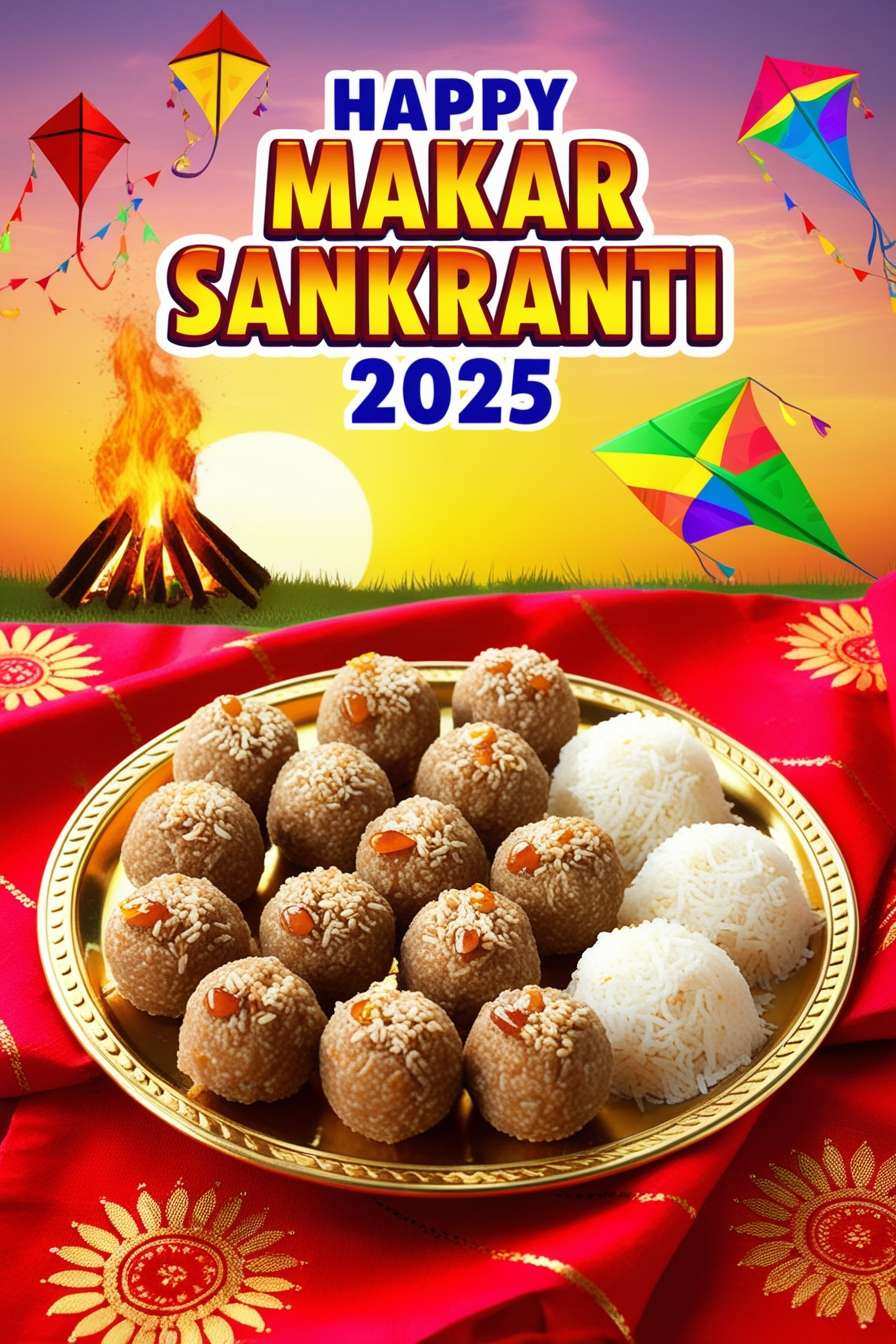 Free Download Happy Makar Sankranti 2025 Sunrise Celebration Photos - High Quality Happy Makar Sankranti 2025 Background