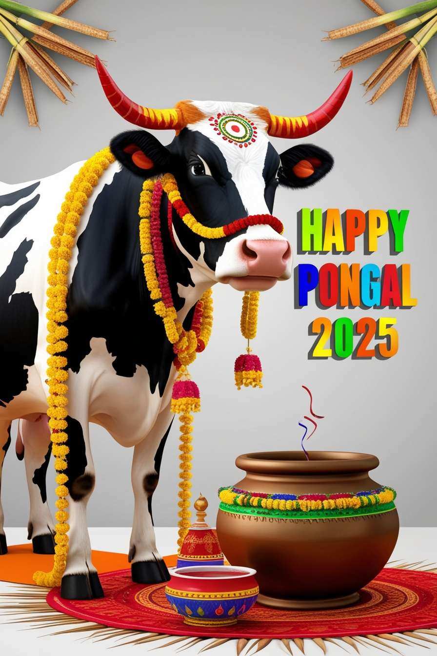 Happy Pongal Greetings 2025 With Cattle Images - Royalty Free Happy Pongal Greetings 2025 Image | Pngmagic Free Download Happy Pongal Greetings 2025 With Cattle Images - High Quality Happy Pongal Greetings 2025 Background